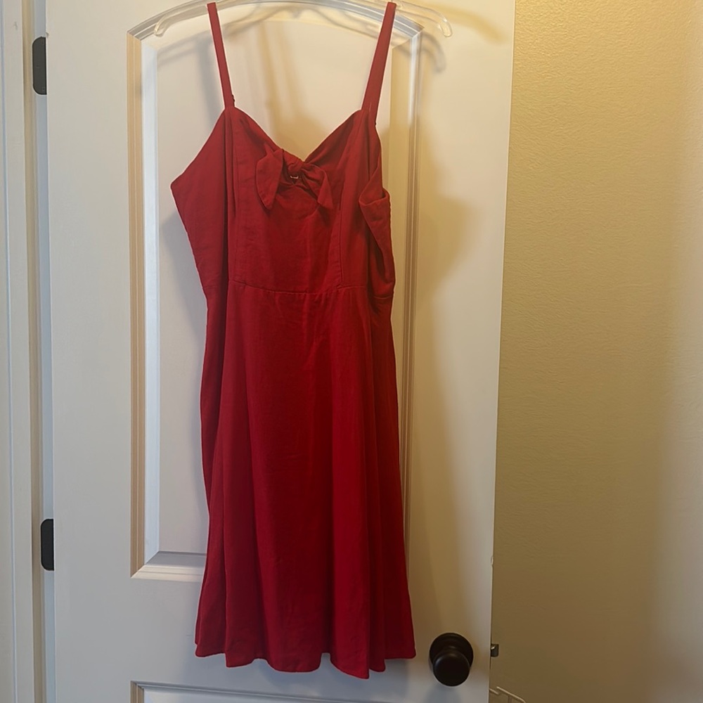 Red dress